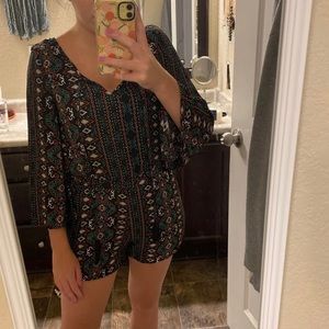 Patterned Romper